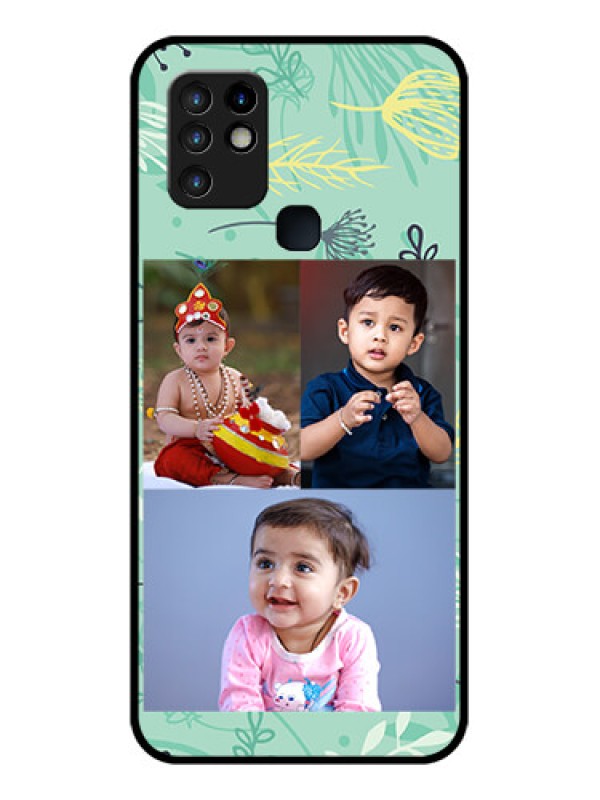 Custom Infinix Hot 10 Photo Printing on Glass Case - Forever Family Design