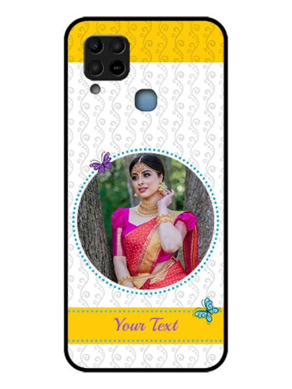 Custom Infinix Hot 10s Custom Glass Mobile Case - Girls Premium Case Design