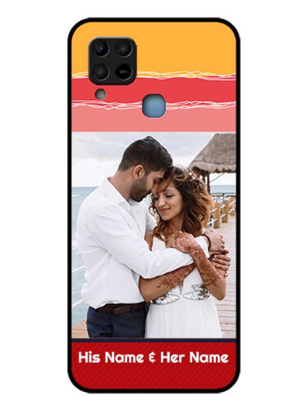 Custom Infinix Hot 10s Custom Glass Mobile Case - Colorful Case Design