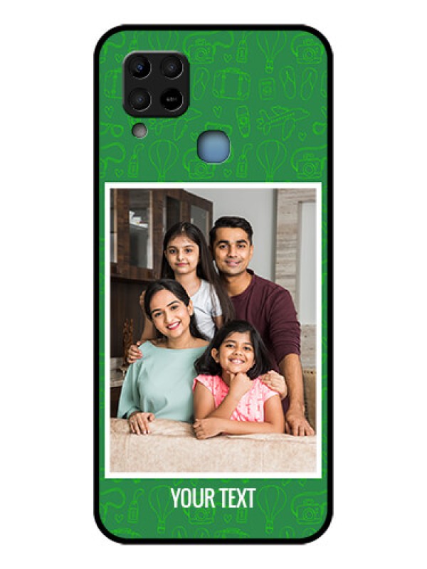 Custom Infinix Hot 10s Personalized Glass Phone Case - Picture Upload Design