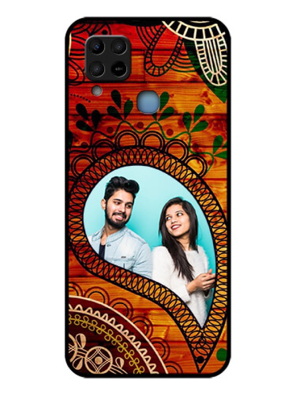 Custom Infinix Hot 10s Personalized Glass Phone Case - Abstract Colorful Design