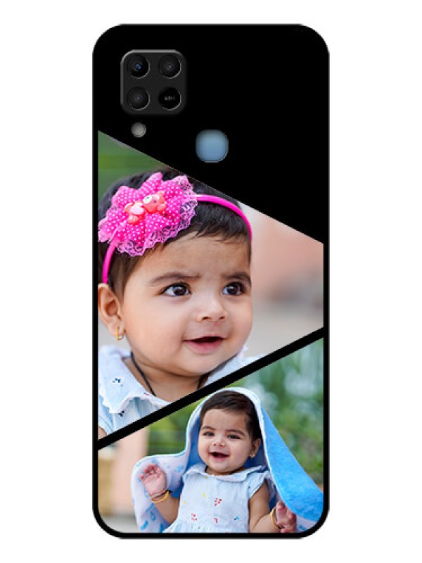 Custom Infinix Hot 10s Custom Glass Phone Case - Semi Cut Design