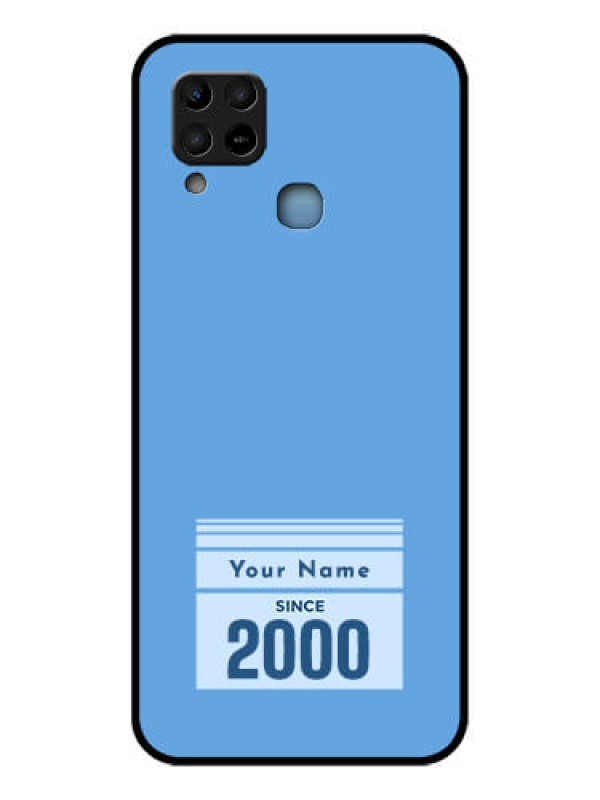 Custom Infinix Hot 10s Custom Glass Mobile Case - Custom Year of birth Design