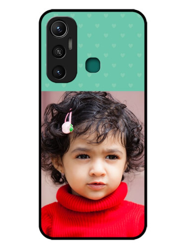 Custom Infinix Hot 11 Custom Glass Phone Case - Lovers Picture Design