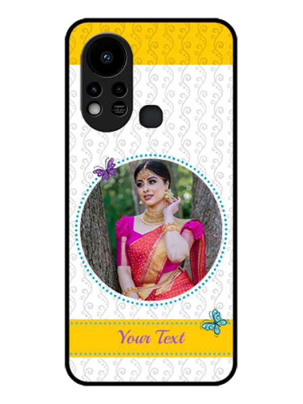 Custom Infinix Hot 11s Custom Glass Mobile Case - Girls Premium Case Design