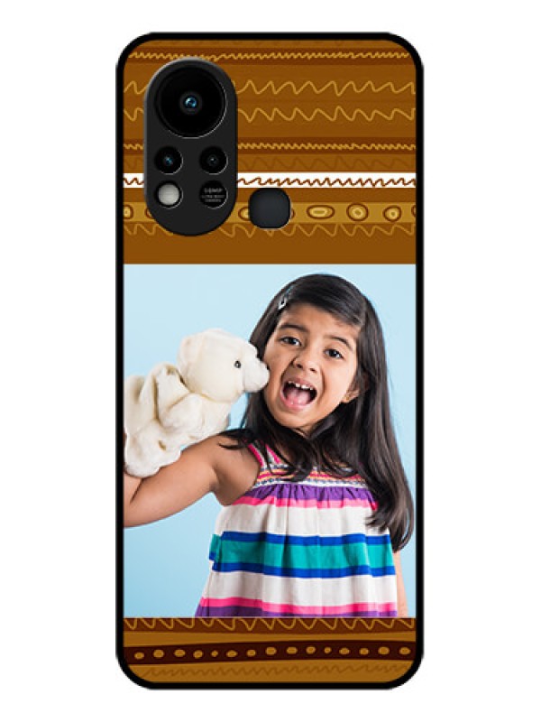 Custom Infinix Hot 11s Custom Glass Phone Case - Friends Picture Upload Design