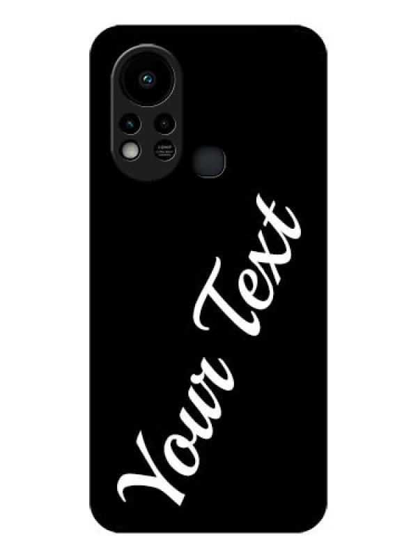 Custom Infinix Hot 11s Custom Glass Mobile Cover with Your Name