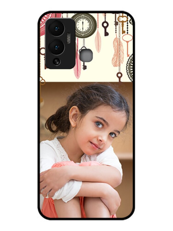 Custom Infinix Hot 12 Play Custom Glass Mobile Case - Boho Style Design