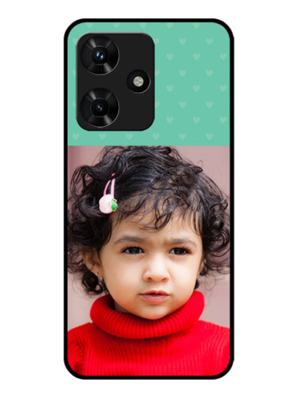 Custom Infinix Hot 30i Custom Glass Phone Case - Lovers Picture Design