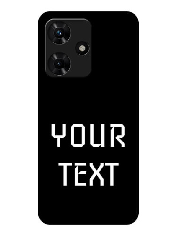 Custom Infinix Hot 30i Your Name on Glass Phone Case
