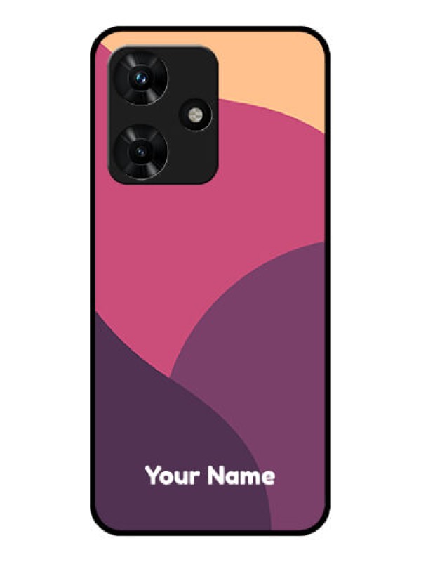 Custom Infinix Hot 30i Custom Glass Phone Case - Mixed Multi-colour abstract art Design