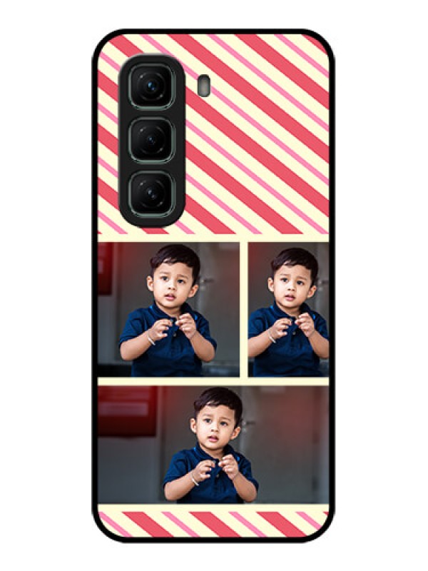 Custom Infinix Hot 50 5G Custom Glass Phone CasePicture Upload Mobile Case Design