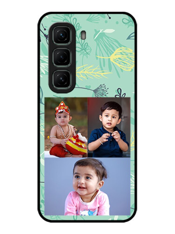 Custom Infinix Hot 50 5G Custom Glass Phone CaseForever Family Design