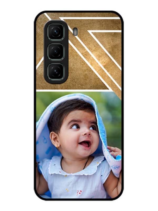 Custom Infinix Hot 50 5G Custom Glass Phone CaseGradient Abstract Texture Design