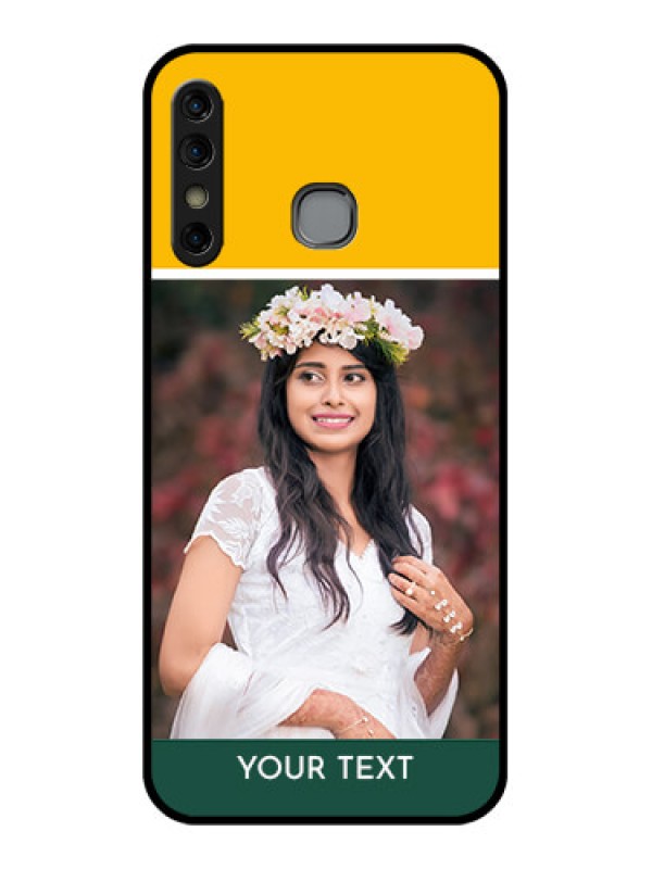 Custom Infinix Hot 8 Custom Glass Phone Case - Love You Design