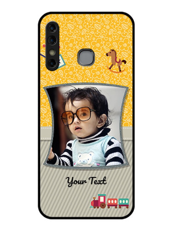 Custom Infinix Hot 8 Custom Glass Phone Case - Baby Picture Upload Design