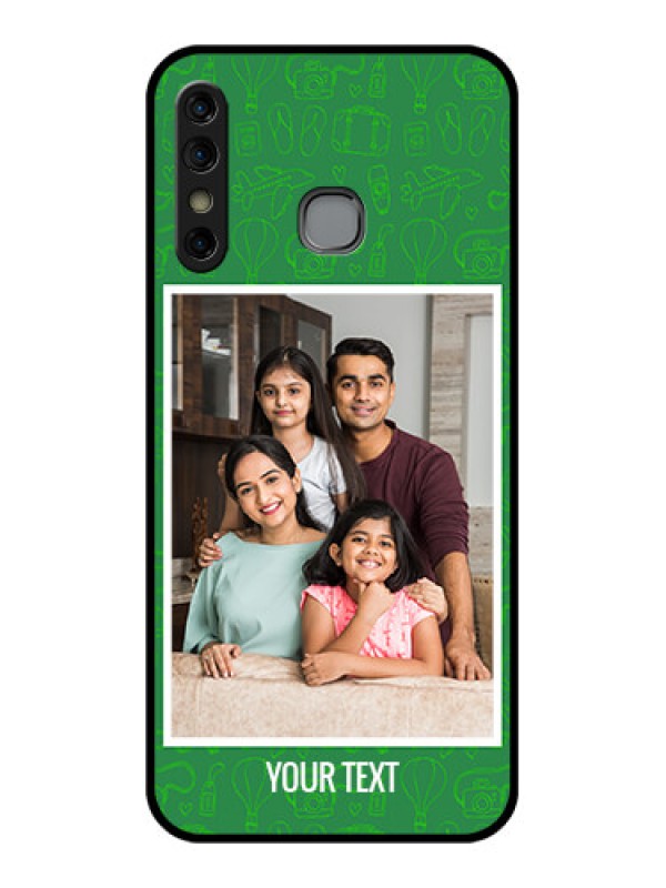 Custom Infinix Hot 8 Custom Glass Phone Case - Picture Upload Design
