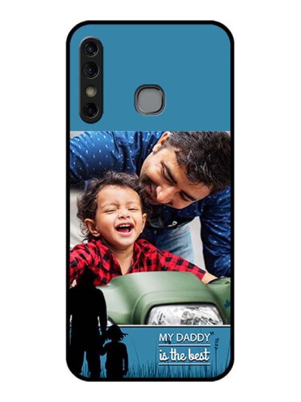 Custom Infinix Hot 8 Custom Glass Phone Case - Best Dad Design