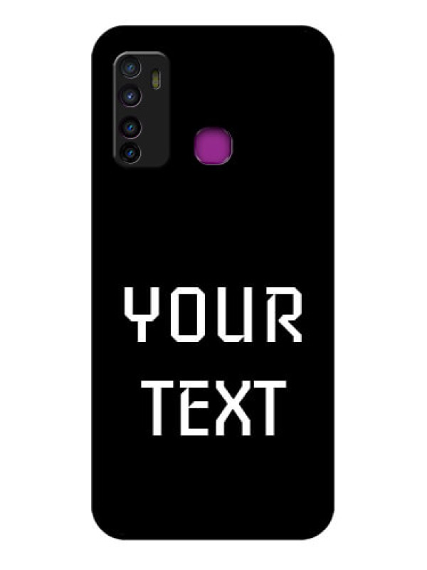 Custom Infinix Hot 9 Custom Glass Phone Case - Your Name Design