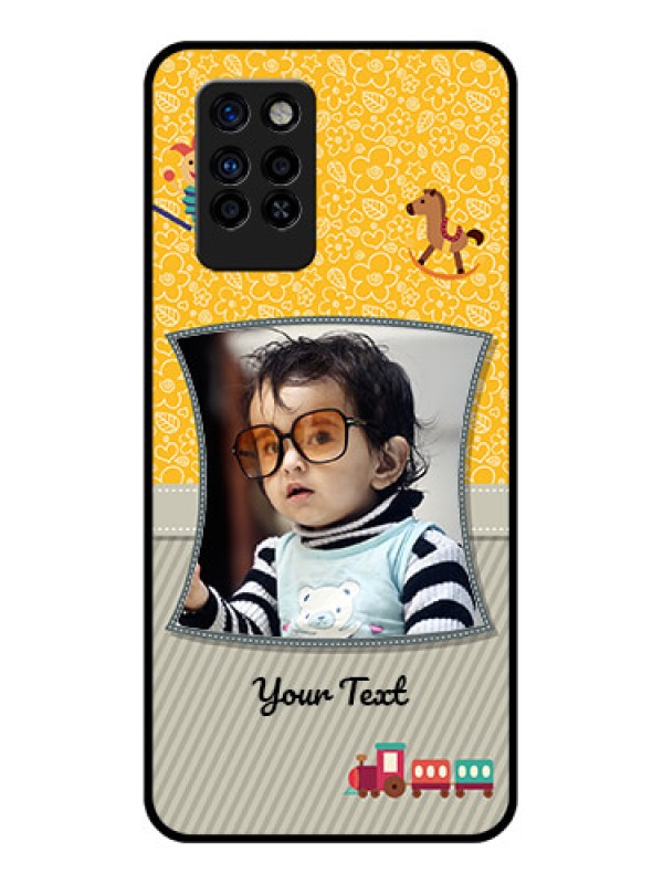 Custom Infinix Note 10 Pro Personalized Glass Phone Case - Baby Picture Upload Design