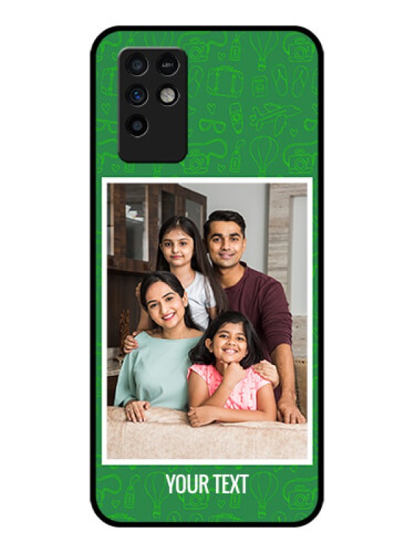 Custom Infinix Note 10 Personalized Glass Phone Case - Picture Upload Design
