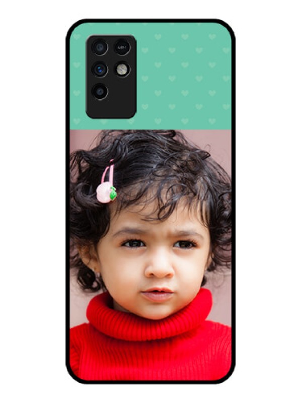 Custom Infinix Note 10 Custom Glass Phone Case - Lovers Picture Design