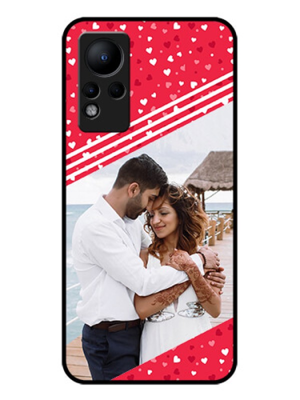 Custom Infinix Note 11 Custom Glass Mobile Case - Valentines Gift Design