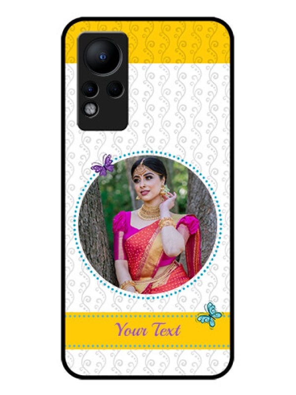 Custom Infinix Note 11 Custom Glass Mobile Case - Girls Premium Case Design