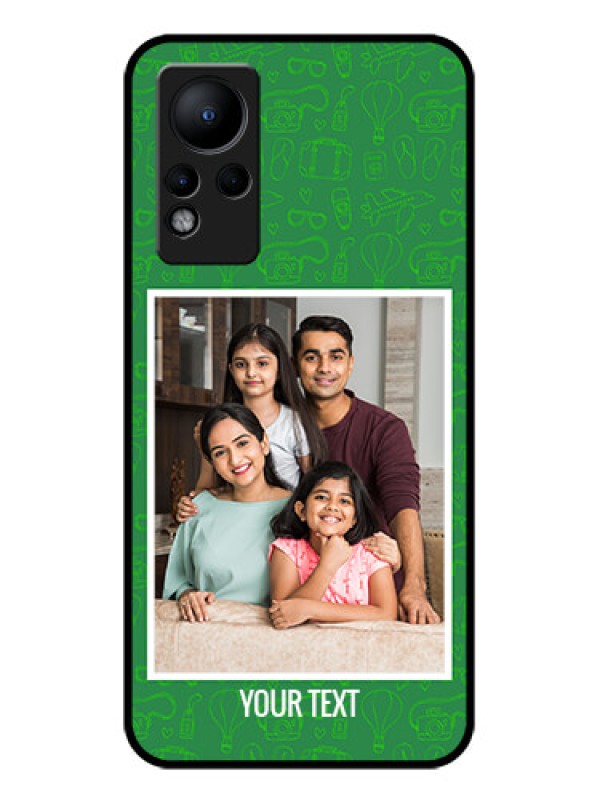 Custom Infinix Note 11 Personalized Glass Phone Case - Picture Upload Design
