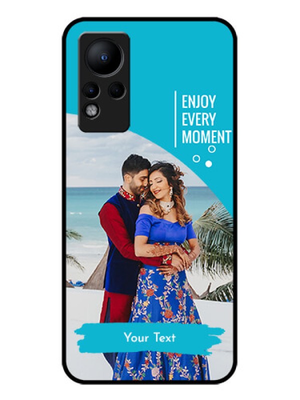 Custom Infinix Note 11 Custom Glass Mobile Case - Happy Moment Design