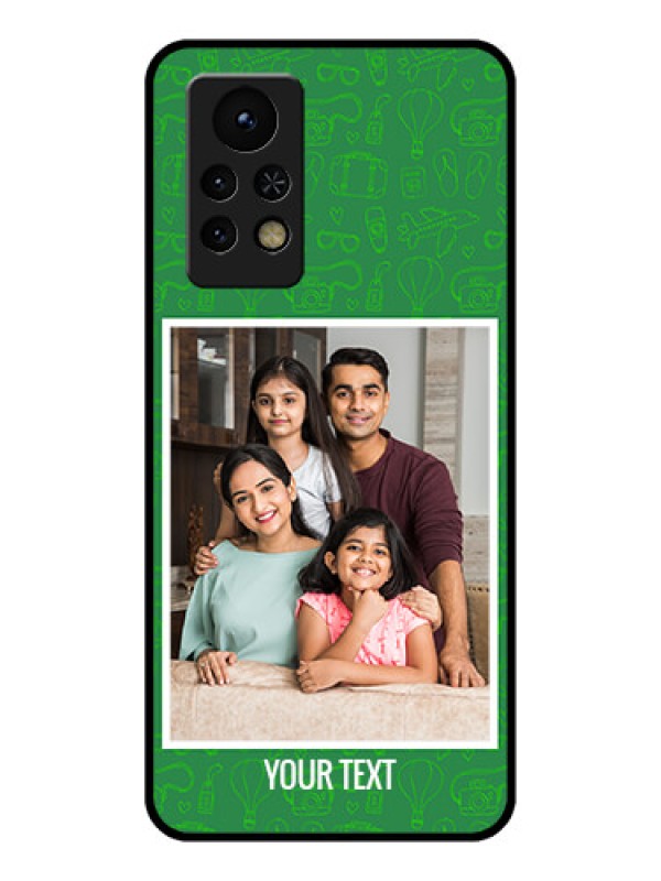 Custom Infinix Note 11s Personalized Glass Phone Case - Picture Upload Design