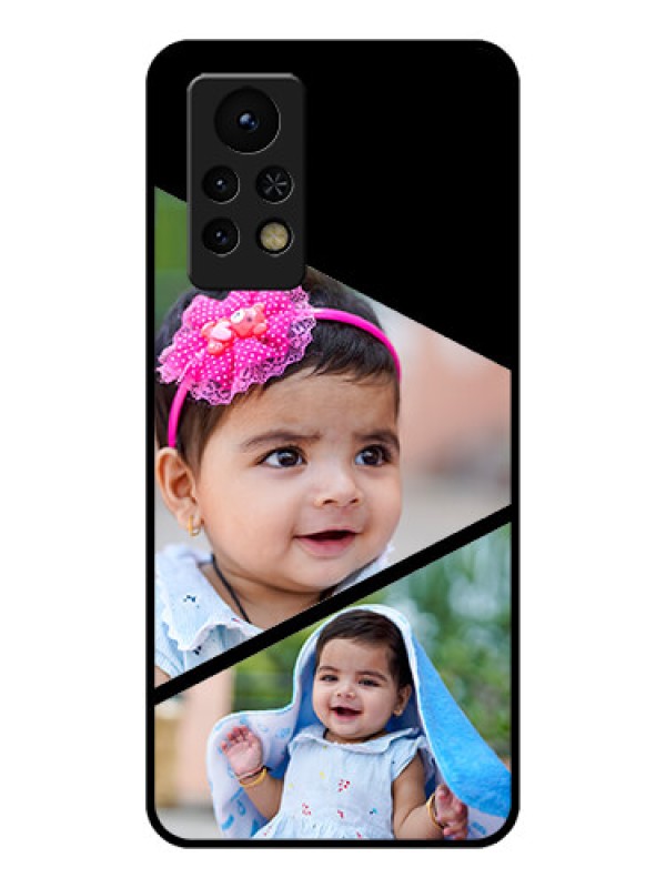 Custom Infinix Note 11s Custom Glass Phone Case - Semi Cut Design