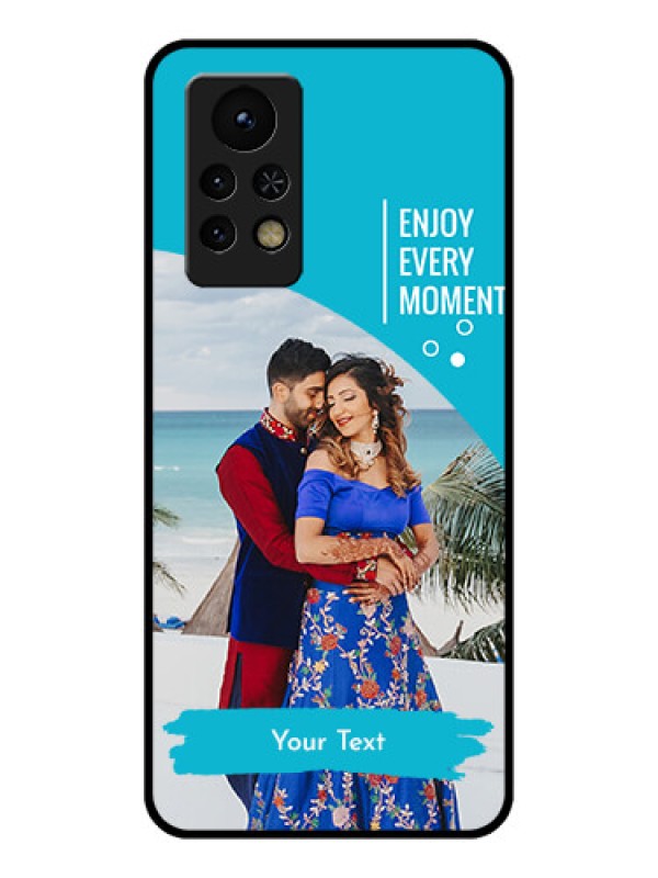 Custom Infinix Note 11s Custom Glass Mobile Case - Happy Moment Design