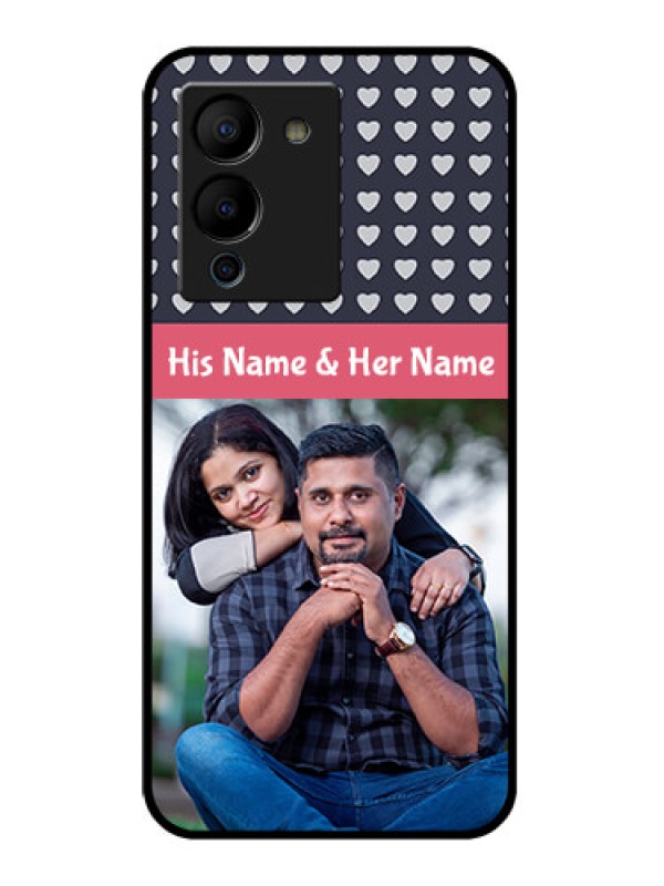 Custom Infinix Note 12 Turbo Custom Glass Phone Case - Love Symbols Design