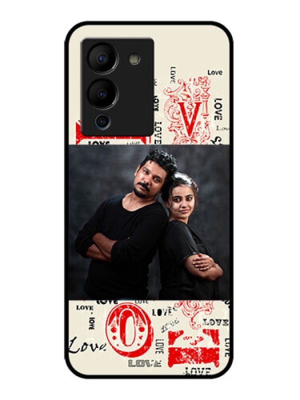 Custom Infinix Note 12 Turbo Custom Glass Phone Case - Trendy Love Design Case