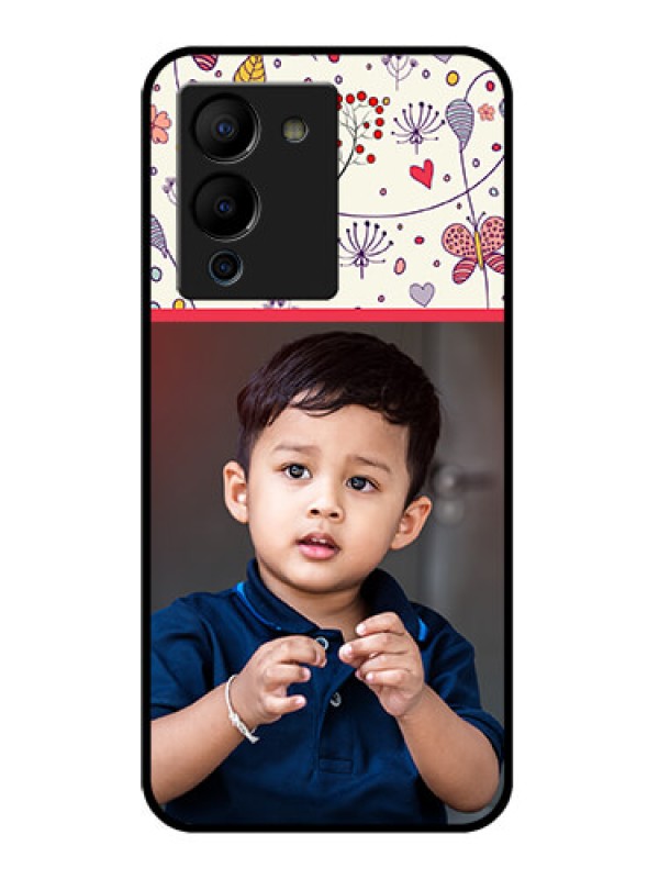 Custom Infinix Note 12 Turbo Custom Glass Phone Case - Premium Floral Design