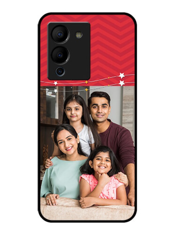 Custom Infinix Note 12 Turbo Custom Glass Phone Case - Happy Family Design