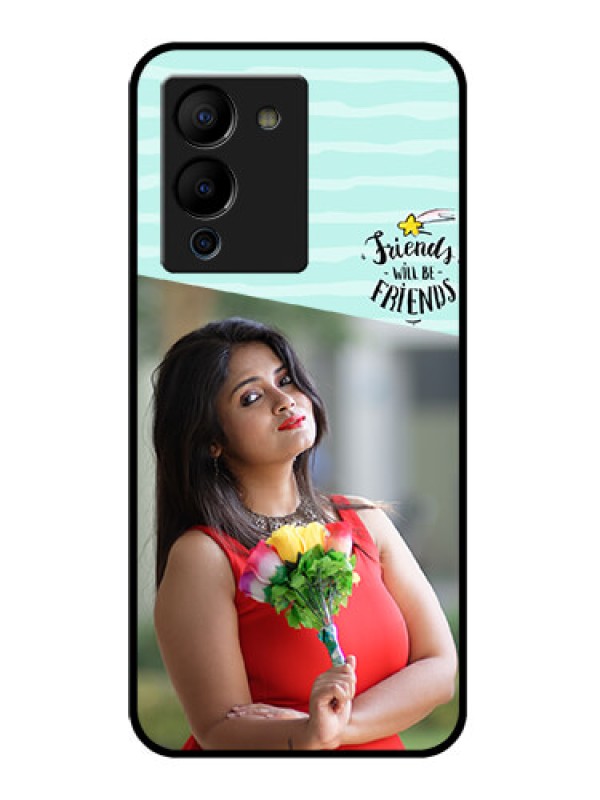 Custom Infinix Note 12 Turbo Custom Glass Phone Case - Friends Picture Icon Design