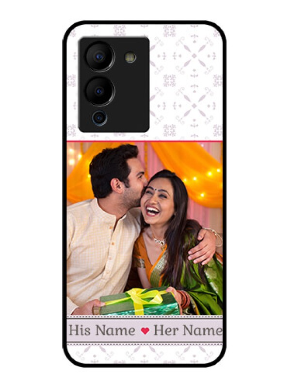 Custom Infinix Note 12 Turbo Custom Glass Phone Case - With Photo And Ethnic Design