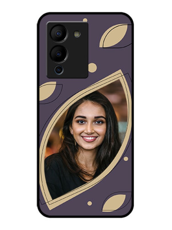 Custom Infinix Note 12 Turbo Custom Glass Phone Case - Falling Leaf Design