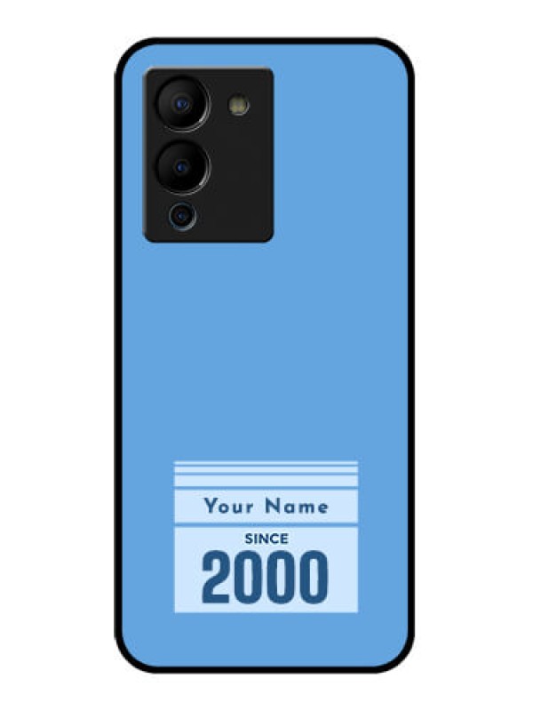 Custom Infinix Note 12 Turbo Custom Glass Phone Case - Custom Year Of Birth Design