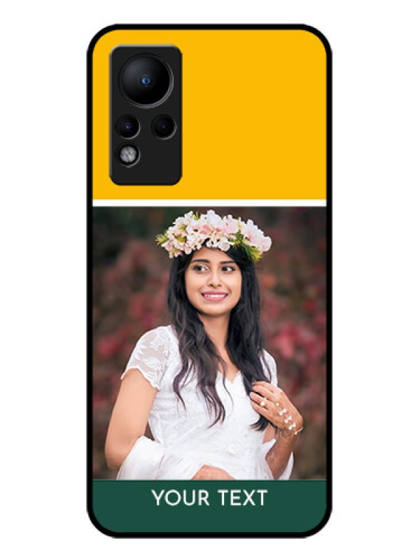 Custom Infinix Note 12 Photo Printing on Glass Case - Love You Design