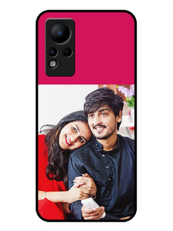 Custom Infinix Note 12 Custom Glass Mobile Case - Anniversary Cover Design