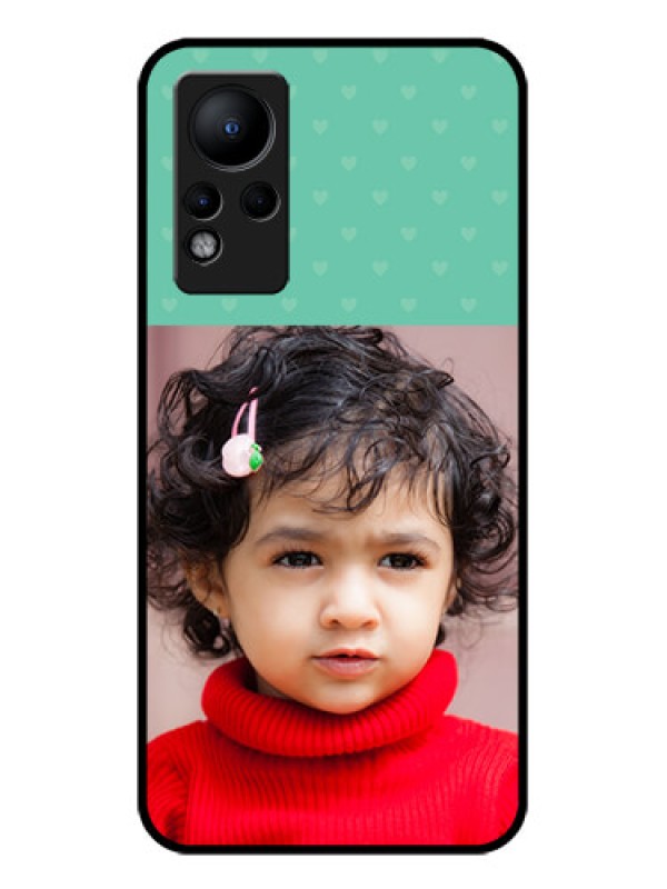 Custom Infinix Note 12 Custom Glass Phone Case - Lovers Picture Design
