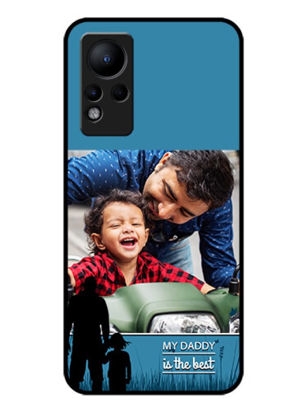 Custom Infinix Note 12 Custom Glass Mobile Case - Best dad design