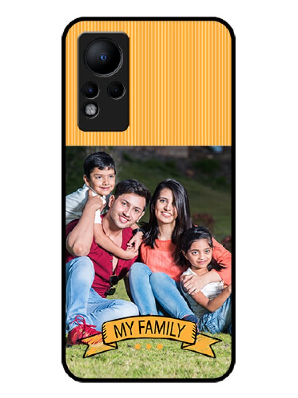 Custom Infinix Note 12 Custom Glass Phone Case - My Family Design