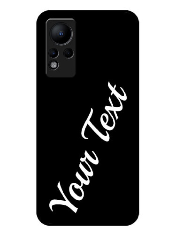 Custom Infinix Note 12 Custom Glass Mobile Cover with Your Name