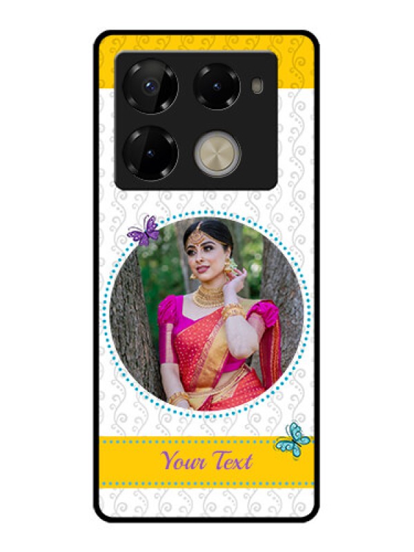 Custom Infinix Note 40 Pro 5G Custom Glass Phone Case - Girls Premium Case Design