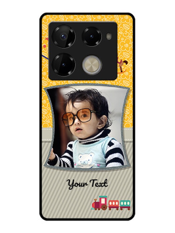 Custom Infinix Note 40 Pro 5G Custom Glass Phone Case - Baby Picture Upload Design