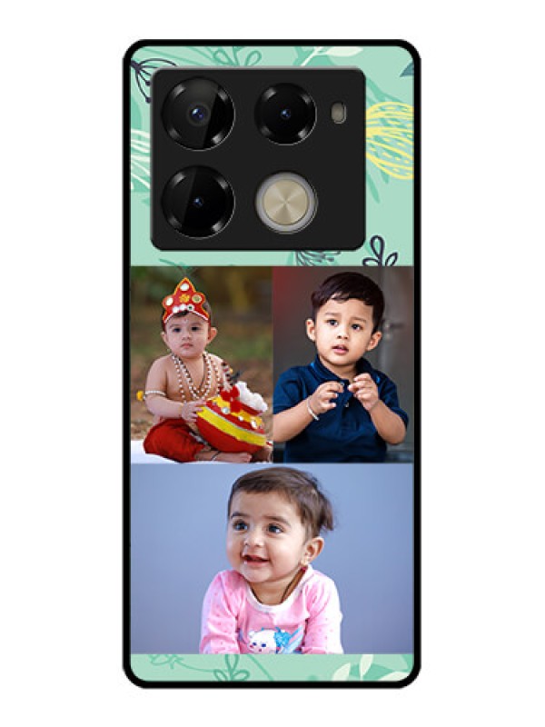 Custom Infinix Note 40 Pro 5G Custom Glass Phone Case - Forever Family Design
